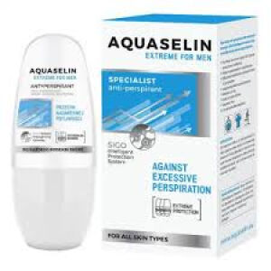 AQUASELIN Extreme Men Specialist, deodorante roll-on antitraspirante (50 ml / 1,76 fl.oz.) - Nuvalia