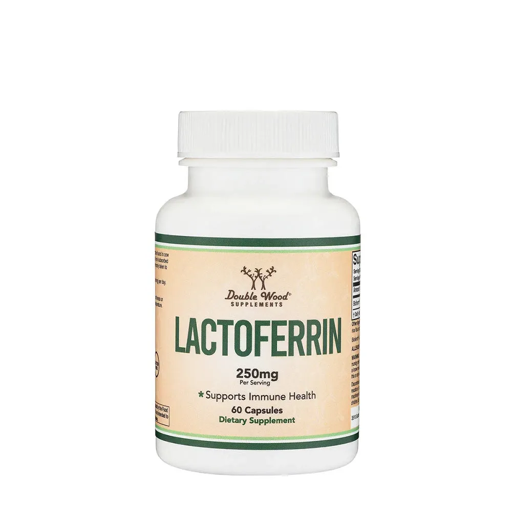 Integratori Double Wood alla lattoferrina (60 capsule) - Nuvalia