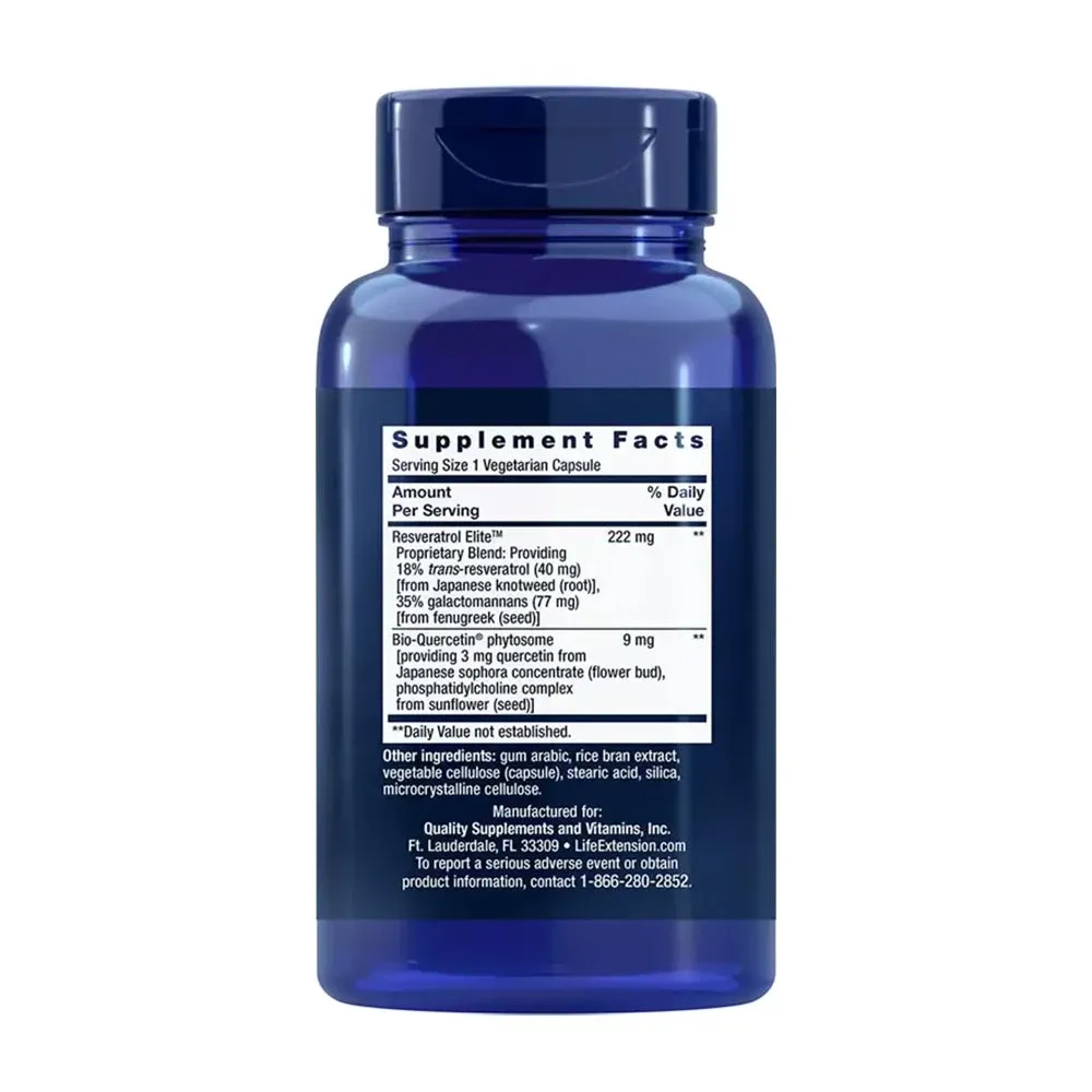 Life Extension - Optimized Resveratrol Elite™ (60 Veg Capsules) - immagine 2