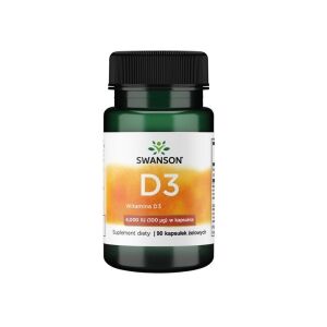 SWANSON Vitamina D-3 4000 UI 90 capsule - Nuvalia