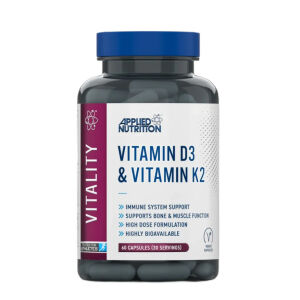 Vitamina D3 e vitamina K2 - 60 capsule vegetali - Nuvalia