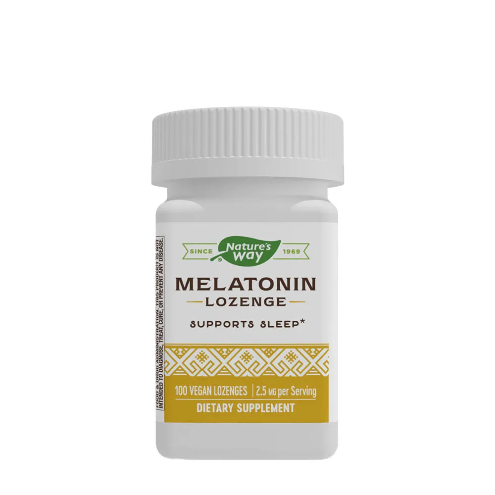 Natures Way Melatonin Lozenge (100 Lozenges) - Viking Supplements