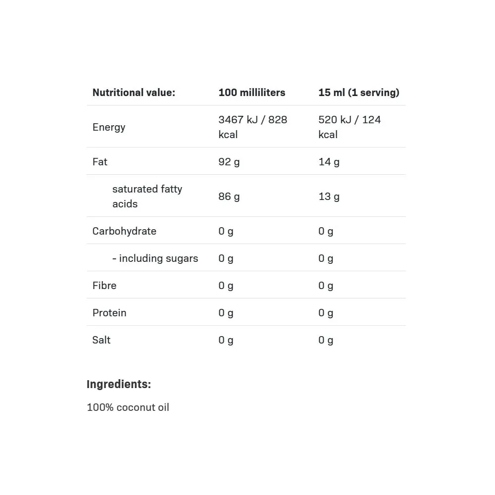 ALLNUTRITION Coconut Oil Refined (1000 ml) - immagine 2