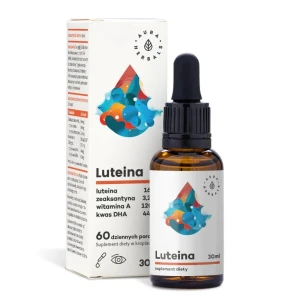 AURA HERBALS Luteina + Vitamina A + DHA + Zeaxantina (30 ml / 1 fl. oz.) - Viking Supplements