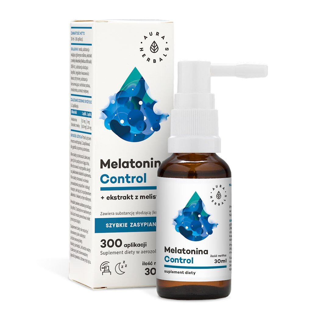 AURA HERBALS Melatonina Control (30 ml / 1 fl. oz.) - Viking Supplements