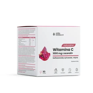 AURA HERBALS Natural Vitamin C 1000 mg from acerola