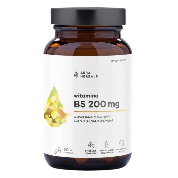 AURA HERBALS Vitamina B5 200 mg