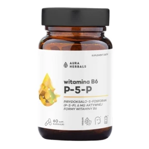 AURA HERBALS Vitamina B6 P-5-P 6 mg (60 capsule) - Viking Supplements