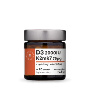 AURA HERBALS Vitamina D3 + K2 + Zinco + Selenio (90 compresse) - Viking Supplements