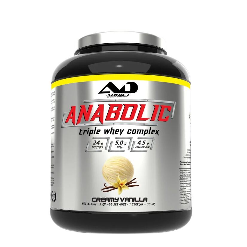 Complesso anabolico a base di triplo siero di latte