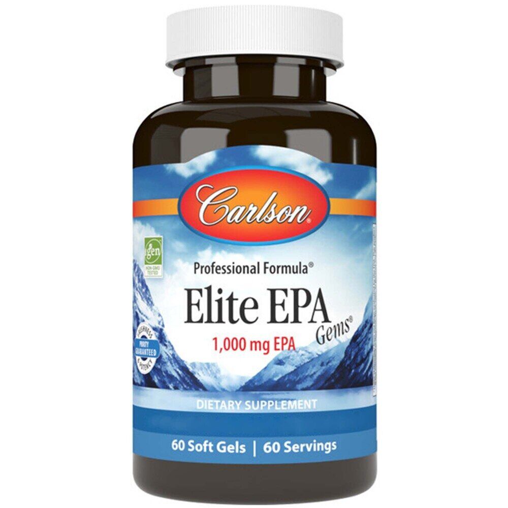 Carlson Labs Elite EPA Gems 1000 mg, 60 capsule molli - Viking Supplements