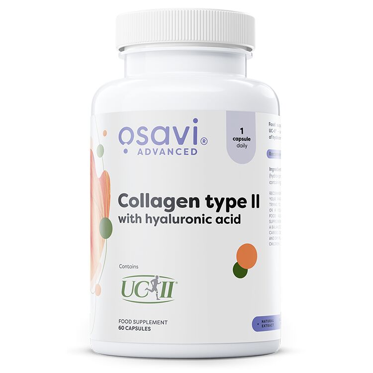 Collagene di tipo II con acido ialuronico - 60 capsule - Viking Supplements