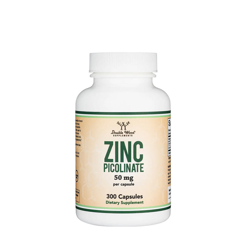 Integratori Double Wood con picolinato di zinco (300 capsule) - Viking Supplements