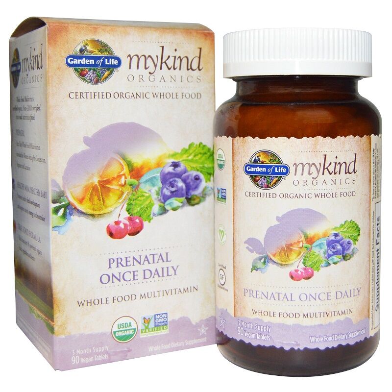 Garden of Life - Mykind Prenatal Once Daily - 90 compresse - Viking Supplements