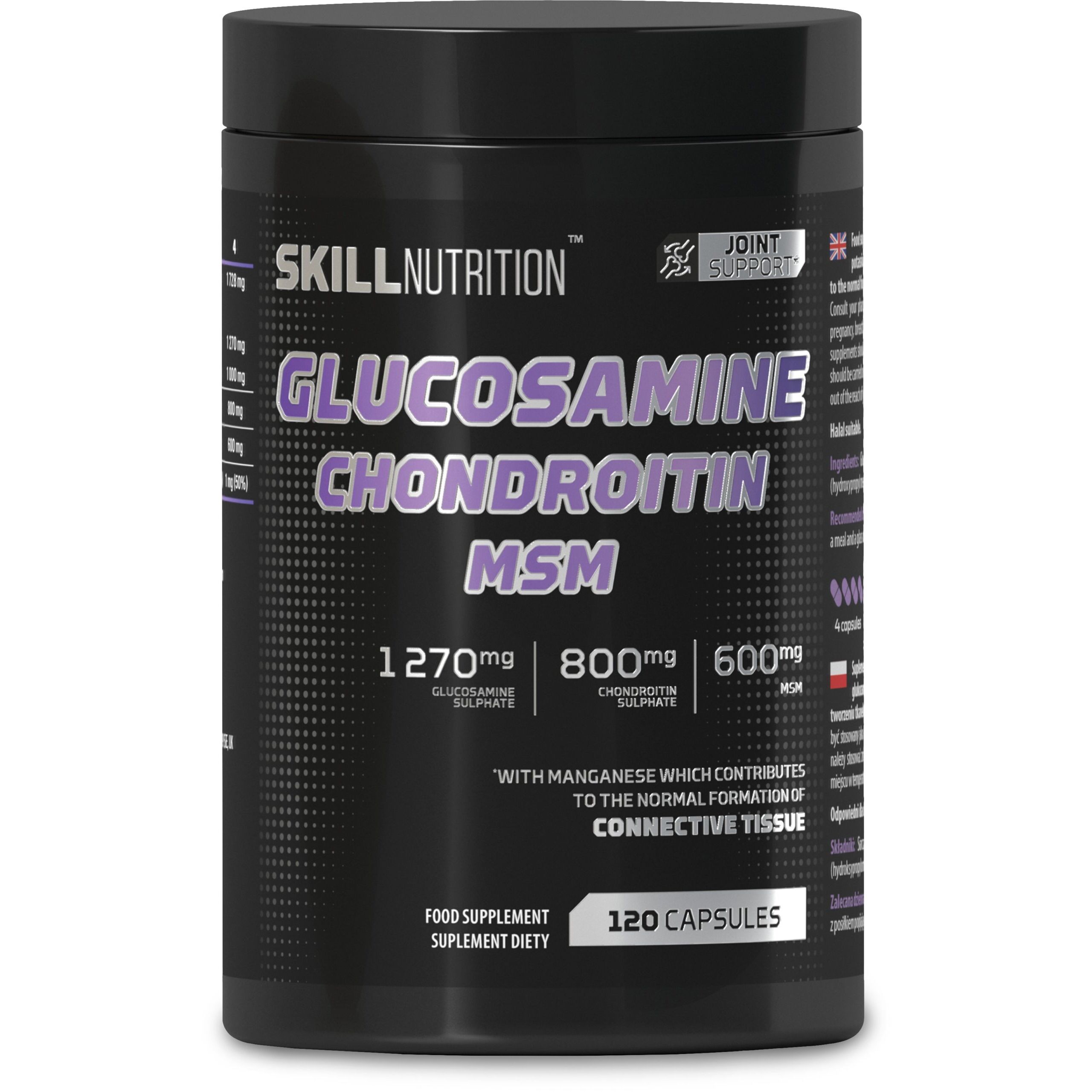 Glucosamina, condroitina, MSM - 120 capsule - Viking Supplements