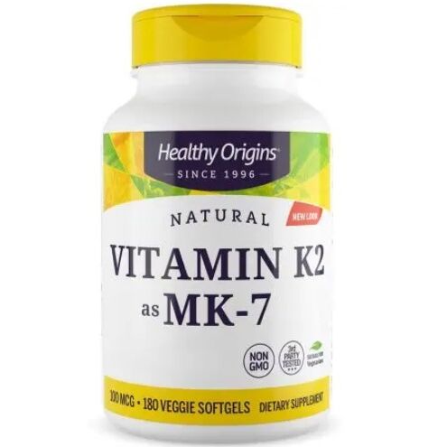 HEALTHY ORIGINS Vitamina K2 Mk7 100 mcg (180 capsule) - Viking Supplements