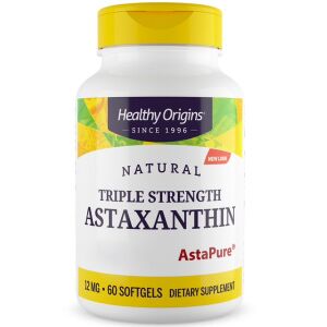 Healthy Origins Astaxanthin Depot 12 mg, 60 capsule molli - Viking Supplements