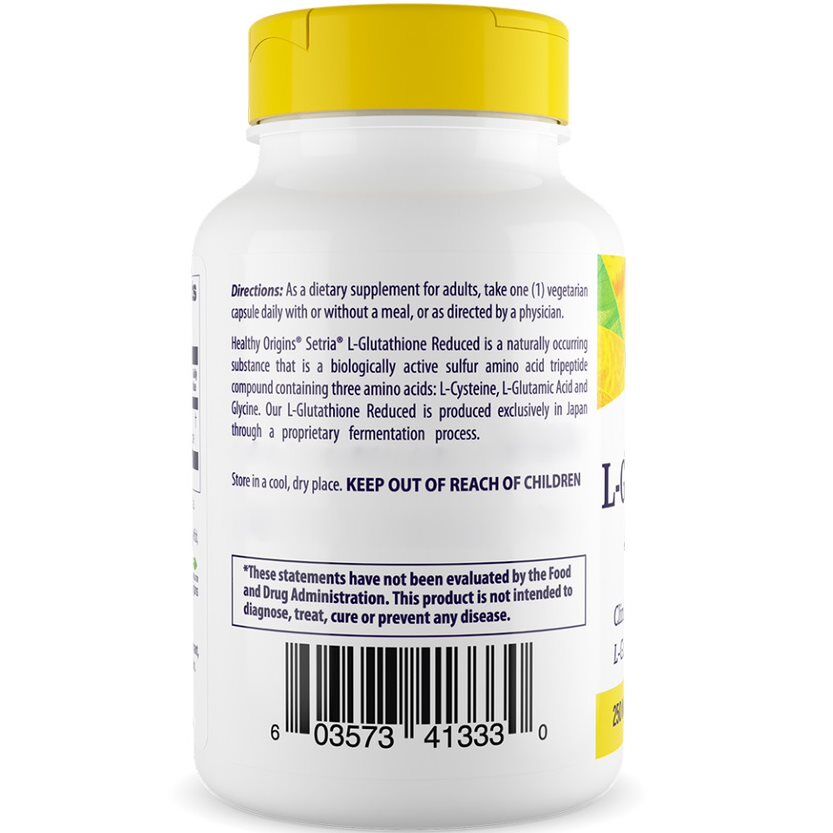 Healthy Origins L-Glutathione 250mg 60 capsules - immagine 4