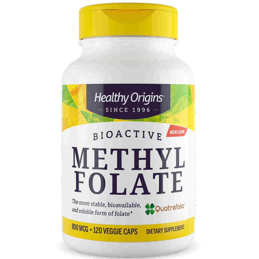 Healthy Origins Metilfolato 800 mcg 120 capsule - Viking Supplements