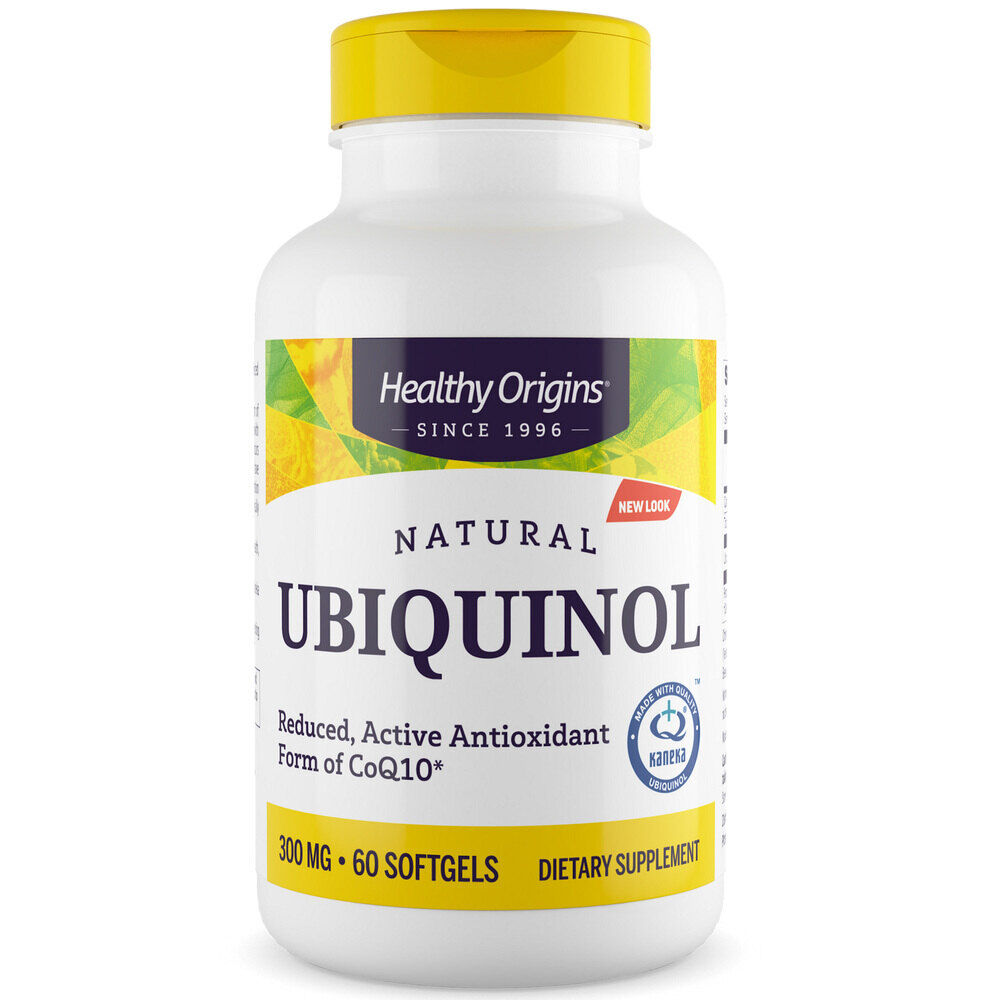 Healthy Origins Natural Ubiquinol 300mg 60 softgels - immagine 2