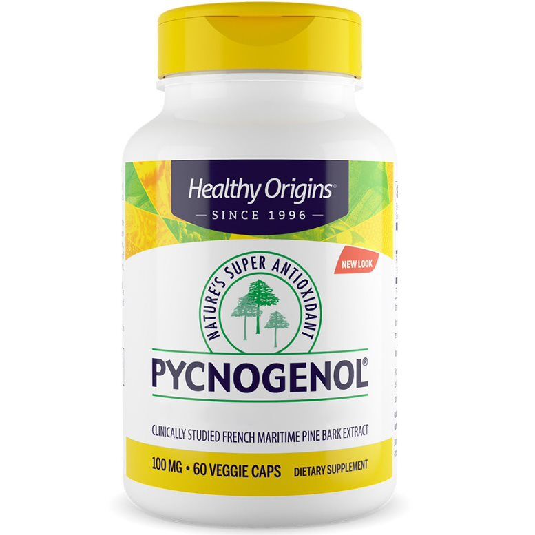 Healthy Origins Pycnogenol 100 mg, 60 capsule vegetariane - Viking Supplements