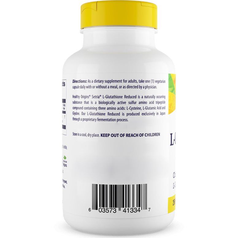 Healthy Origins Setria reduced L-glutathione 250mg 150 capsules - immagine 4
