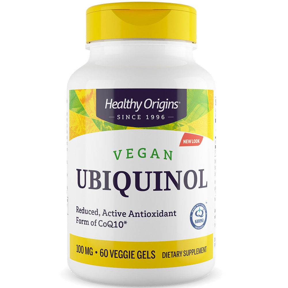 Healthy Origins Ubiquinolo vegano 100 mg, 60 capsule vegetali - Viking Supplements