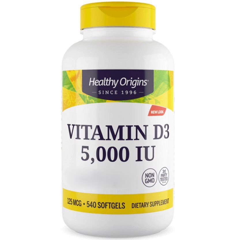 Healthy Origins Vitamina D3 Depot 5.000 UI 540 capsule molli - Viking Supplements