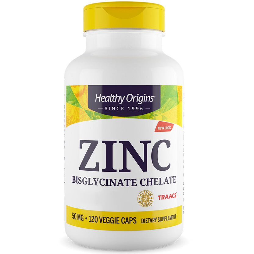 Healthy Origins Zinc Depot 50 mg, 120 capsule vegetali - Viking Supplements