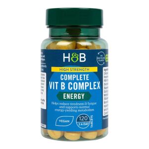 Complesso completo di vitamine del gruppo B ad alta concentrazione - 120 compresse - Viking Supplements