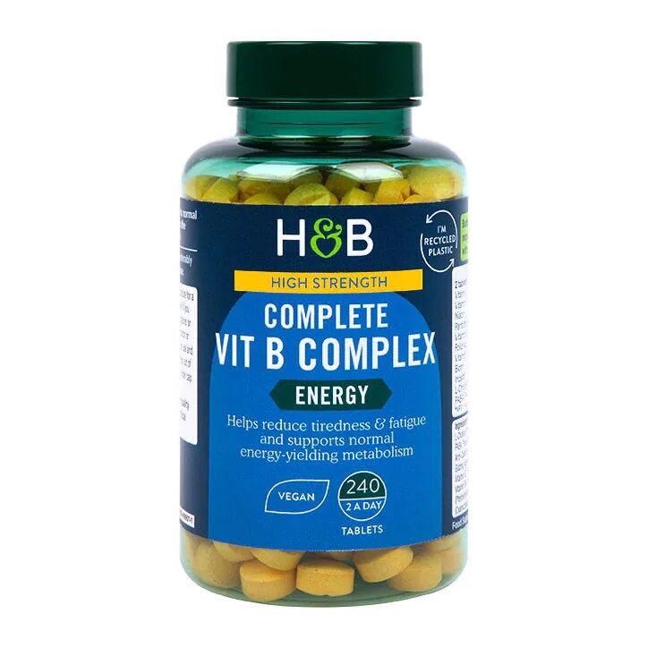 Complesso vitaminico B completo ad alta concentrazione - 240 compresse - Viking Supplements