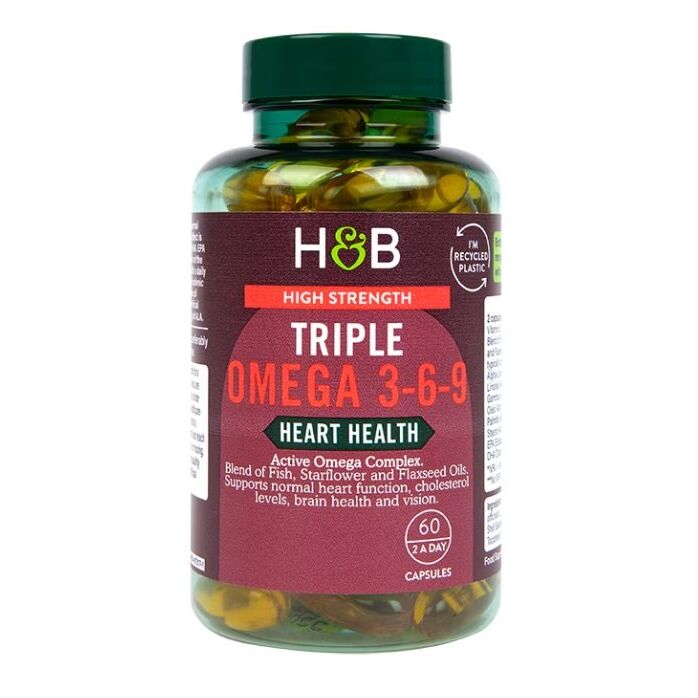 Triple Omega 3-6-9 ad alta concentrazione - 60 capsule - Viking Supplements