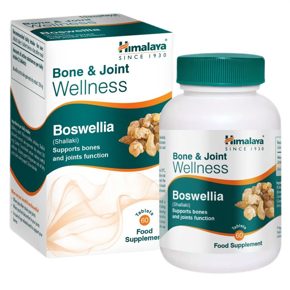 Himalaya - Benessere delle ossa e delle articolazioni Boswellia (Shallaki) - 60 compresse - Viking Supplements