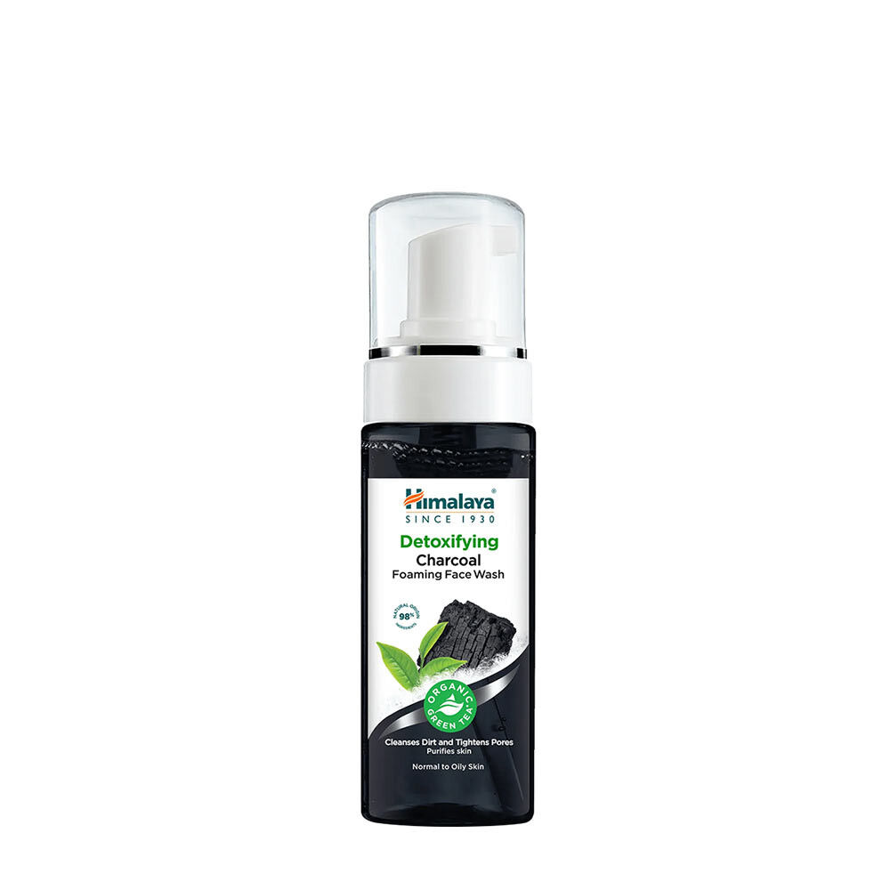 Detergente schiumogeno per il viso al carbone vegetale Himalaya (150 ml) - Viking Supplements