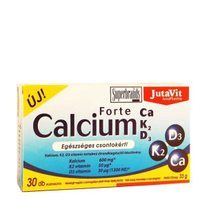 JutaVit Calcium Forte + Ca/K2/D3  (30 Tablets) - Viking Supplements