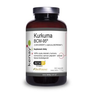 KENAY Curcumin BCM-95 with Piperine (300 caps) - Viking Supplements