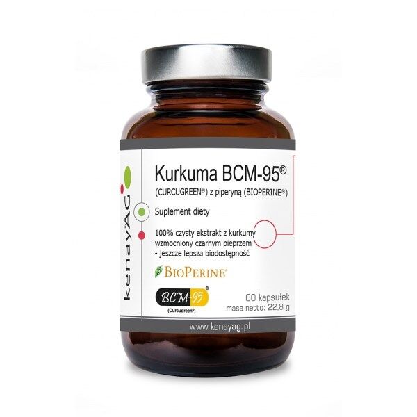 KENAY Curcumina BCM-95 con piperina (60 capsule) - Viking Supplements