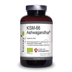 KENAY Organic Ashwagandha KSM-66 (300 caps) - Viking Supplements