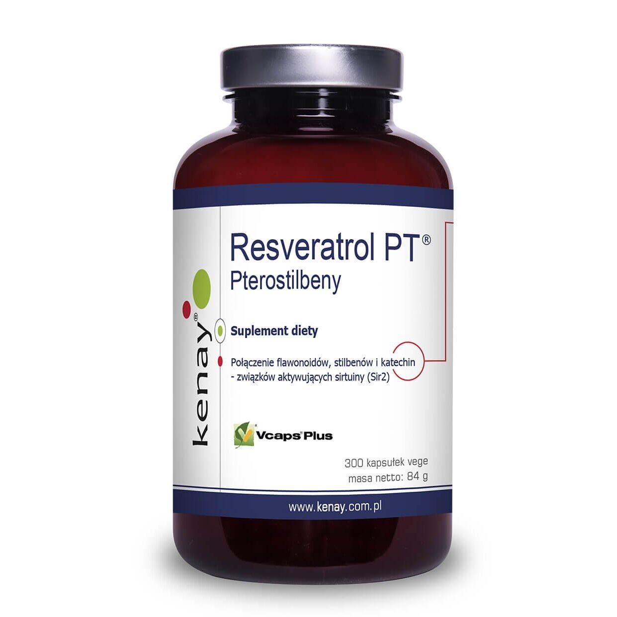 KENAY Resveratrol PTTM Pterostilbeny (300 caps) - Viking Supplements