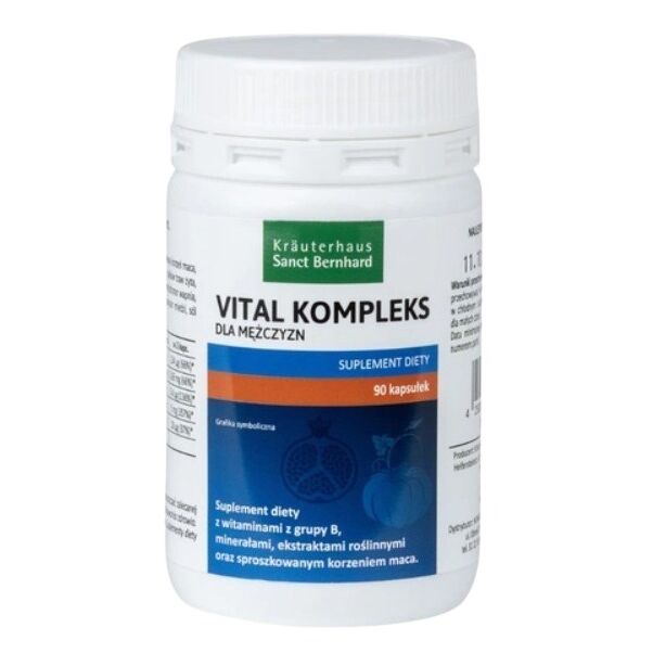 KRAUTERHAUS SANCT BERNHARD Vital Complex for men (90 caps) - Viking Supplements