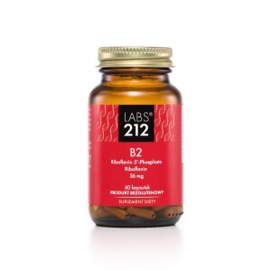 LABS212 Vitamina B2 Riboflavina 5'-fosfato + Riboflavina (60 capsule) - Viking Supplements