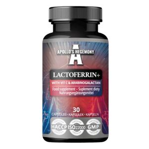 Lactoferrin+ con vitamina C e arabinogalattano - 30 capsule - Viking Supplements