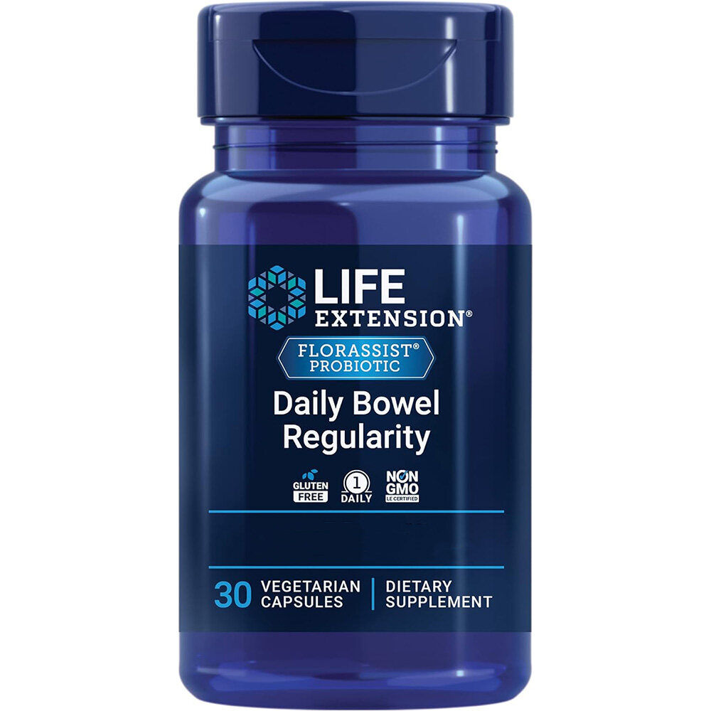 Life Extension FLORASSIST Regolarità intestinale quotidiana 30 capsule - Viking Supplements