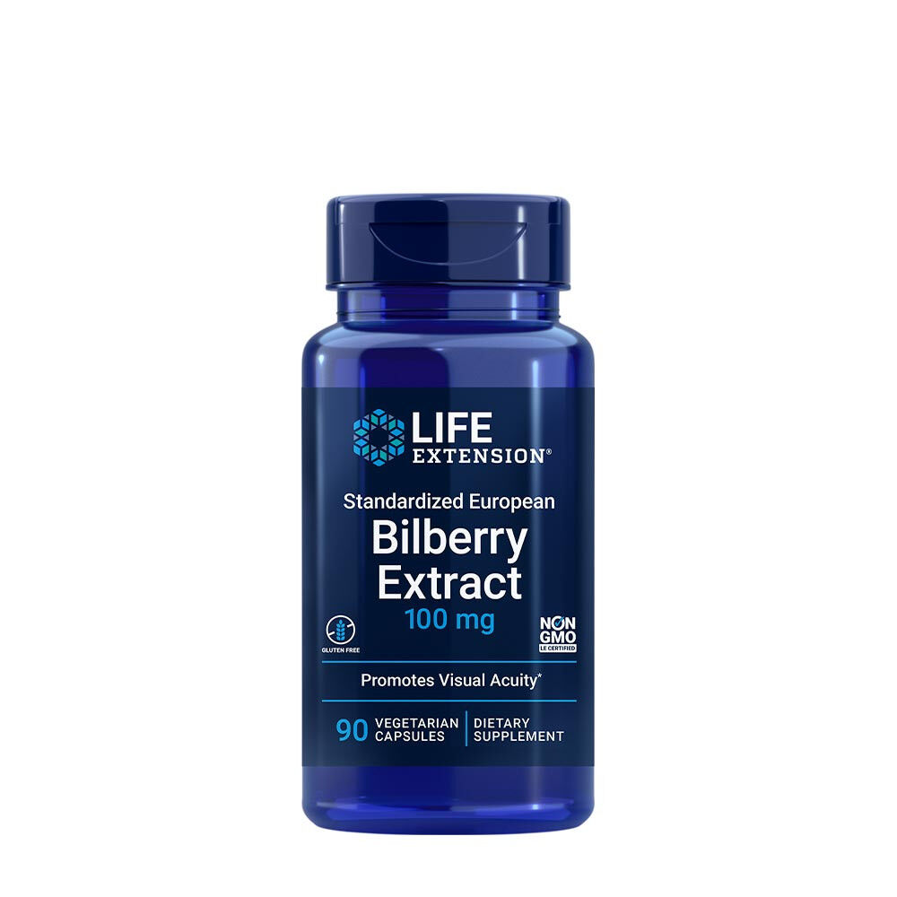 Life Extension - Estratto standardizzato di mirtillo nero europeo (90 capsule vegetali) - Viking Supplements