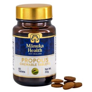 MANUKA HEALTH Propolis Chewable Tablets (60 tabs) - Nuvalia