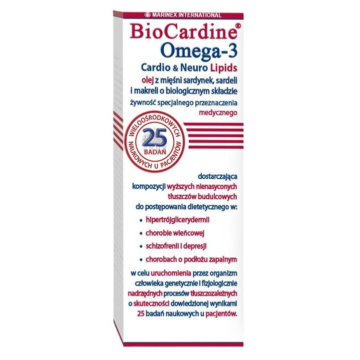 MARINEX BioCardine Omega-3 Cardio & Neuro Lipids (200 ml) - Nuvalia