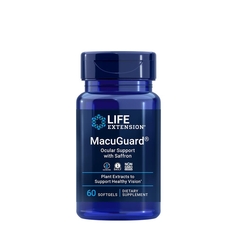 MacuGuard - Integratore per la salute degli occhi con zafferano - 60 capsule molli - Viking Supplements