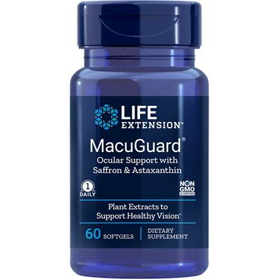 MacuGuard - Integratore per la salute degli occhi con zafferano e astaxantina - 60 capsule molli - Viking Supplements