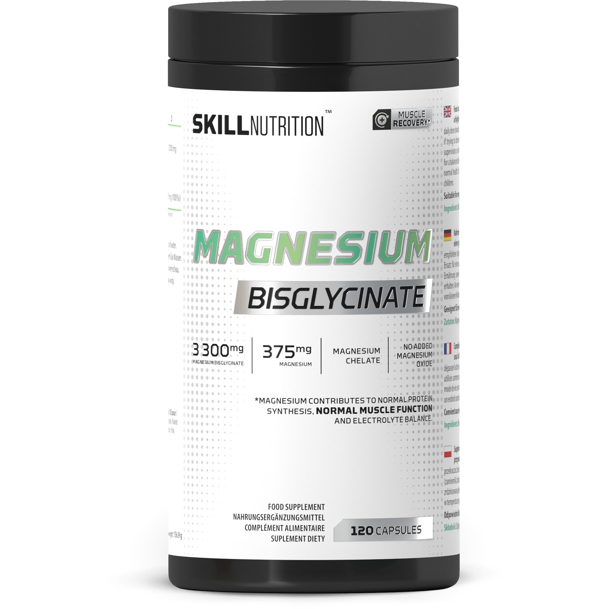 Bisglicinato di magnesio - 120 capsule - Viking Supplements