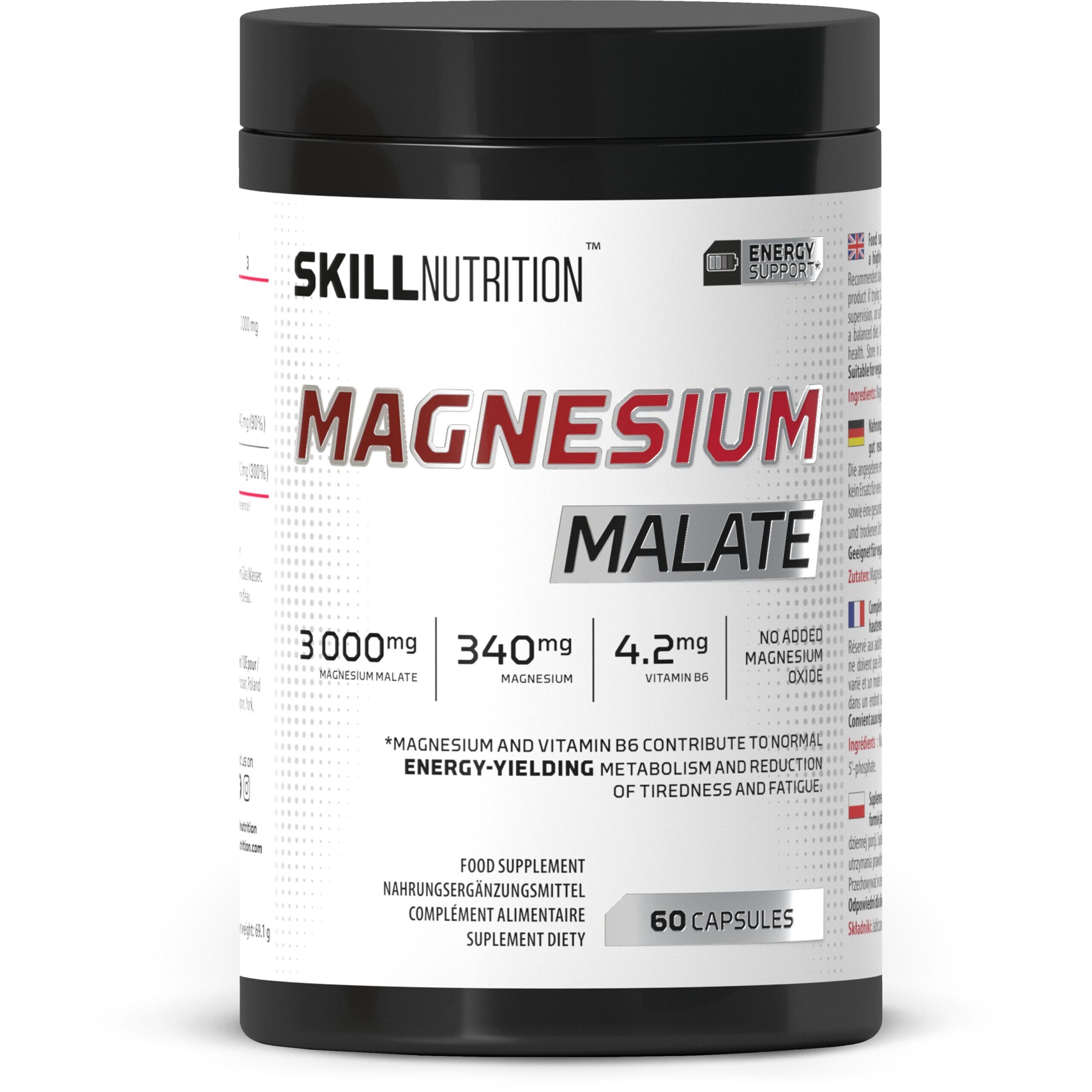 Malato di magnesio - 60 capsule - Viking Supplements